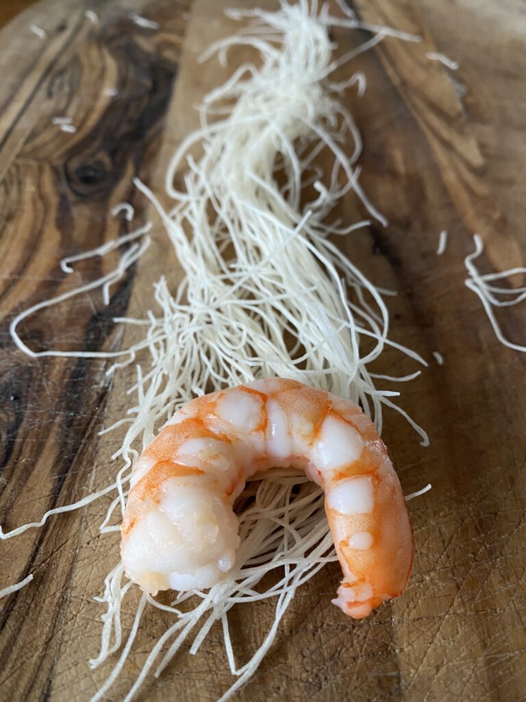 recette de crevettes au kadaif croustillant