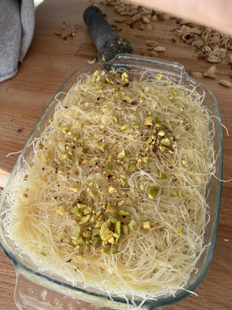 Faites croustiller vos crevettes avec de la pâte à kadaïf ! 13 kunefe salé à ma façon