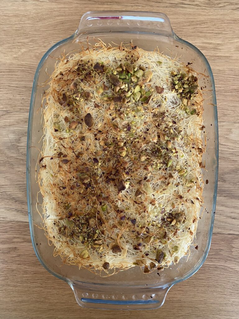 Faites croustiller vos crevettes avec de la pâte à kadaïf ! 14 kunefe salé à ma façon