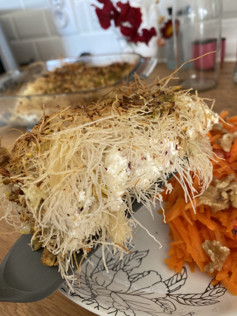 Faites croustiller vos crevettes avec de la pâte à kadaïf ! 15 kunefe salé à ma façon