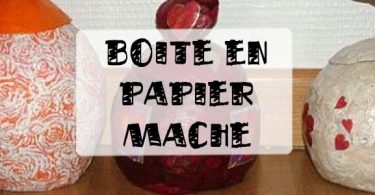 boite en papier maché