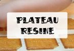 plateau petits beurres en résine epoxy