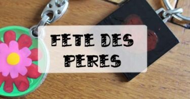 fête des pères porte clef