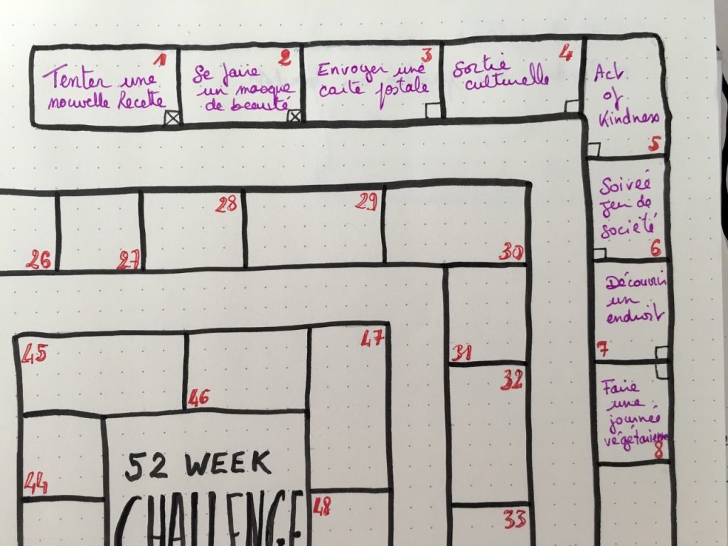 52 week challenge