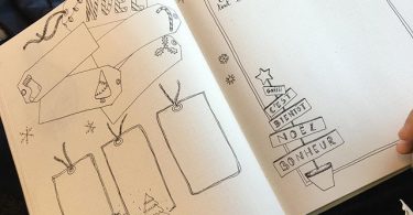 Page noel bullet journal