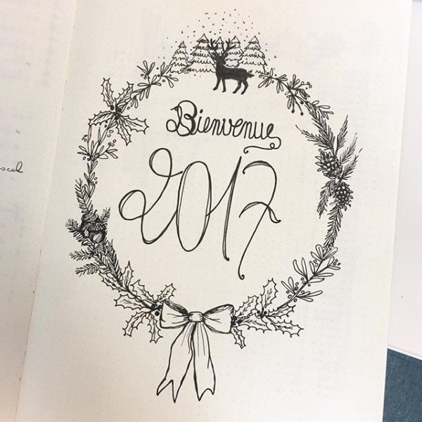 Dessin bienvenue 2017