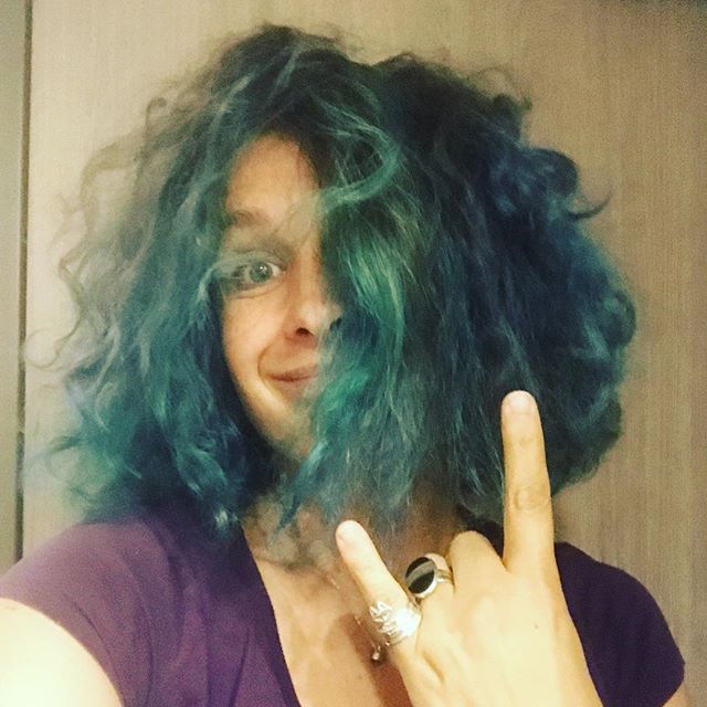 Blue hair don't care (and crazy hair neither do)