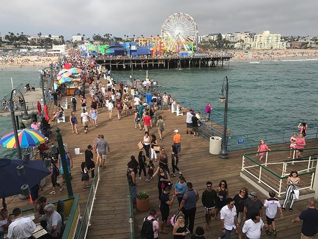 Santa Monica. L'amérique un peu populaire je crois... #losangeles #ciloubidouilleinUSA
