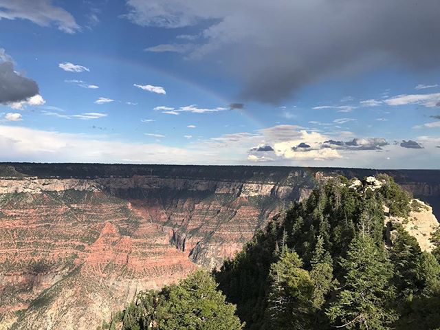 Arc-en-ciel sur Grand Canyon #grandcanyon #northrimgrandcanyon #ciloubidouilleinUSA