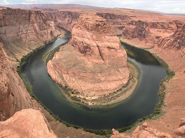 Et voilà la fameuse boucle en fer à cheval du Colorado #horseshoe #ciloubidouilleinUSA