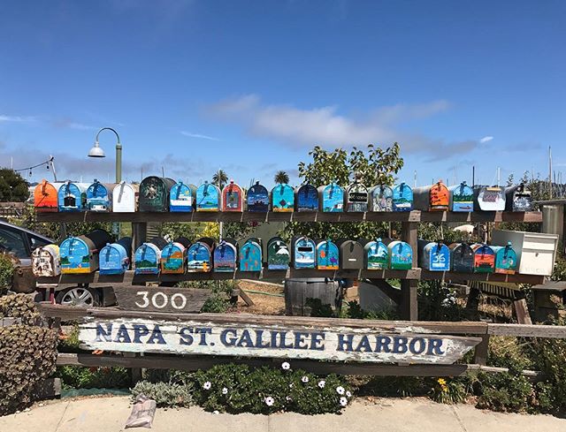 Les jolies boites aux lettres à Sausalito #sanfrancisco #sausalito #ciloubidouilleinUSA