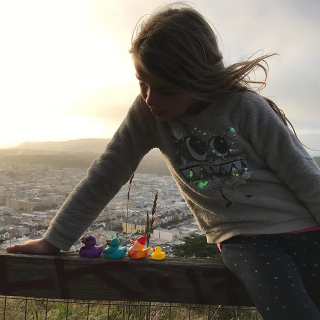 Maman de poussins... (j'adore cette photo) #sanfrancisco #ciloubidouilleinUSA