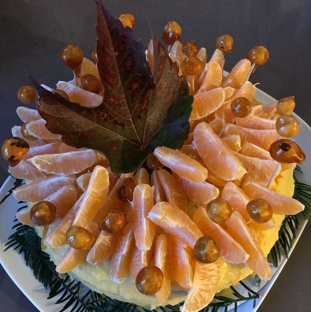 le mariage de ma copine, gâteau à la mandarine