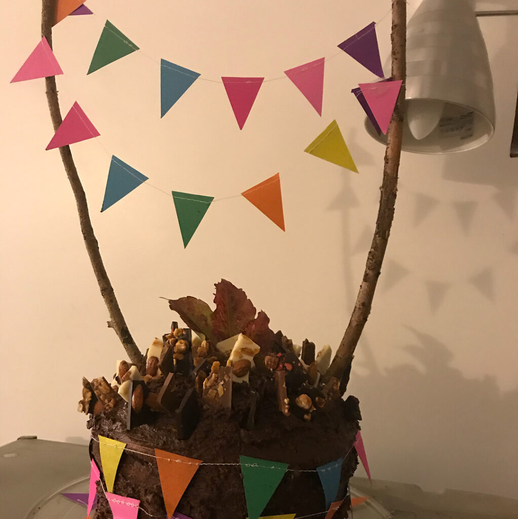 le mariage de ma copine, gâteau au chocolat