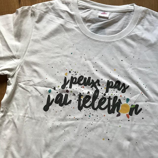 t-shirt du téléthon