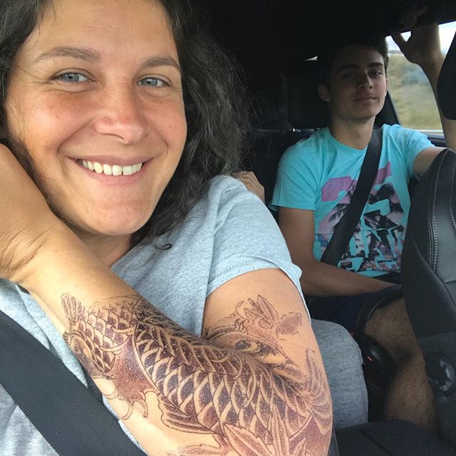 Le sourire avec les dents 1 tatouage temporaire