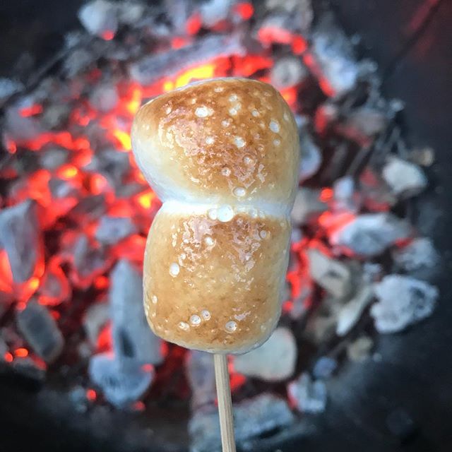 Soirée glucide ! Les meilleures ^^ #marshmello #chamallow #barbecue