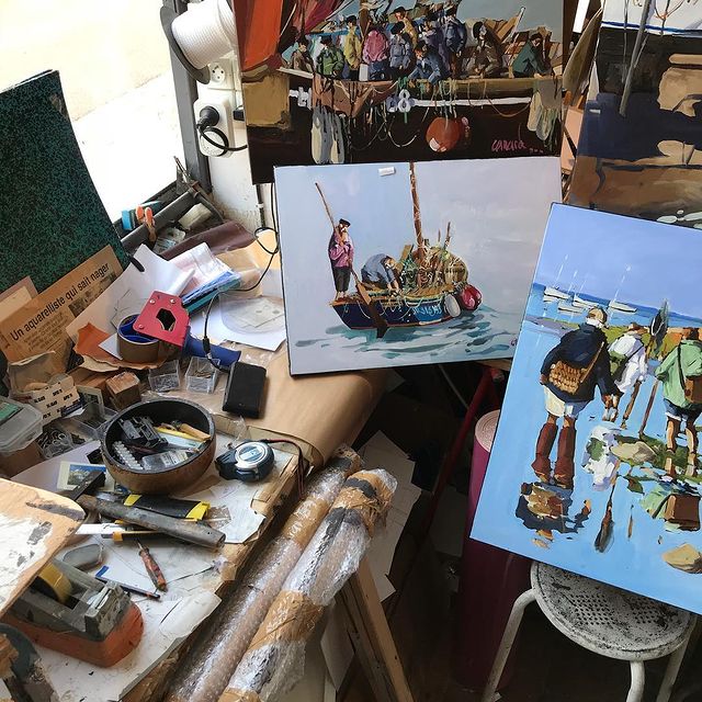 Atelier de peintre Ciloubidouille