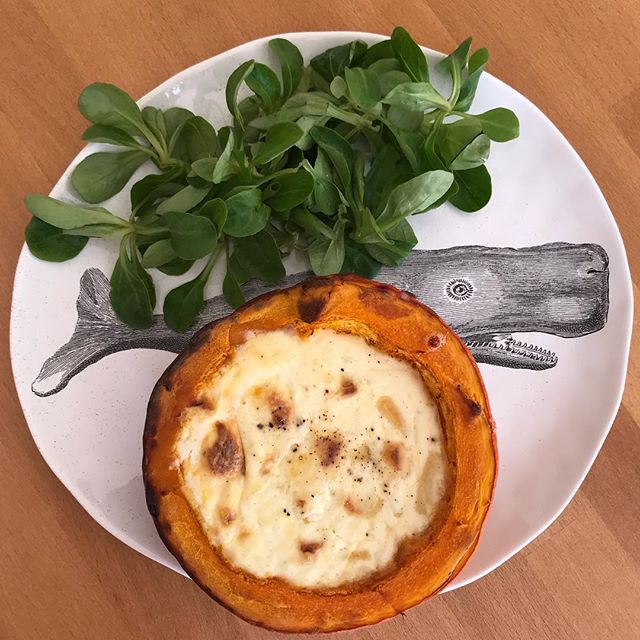 Citrouille rôtie à la crème 1 citrouille rôtie à la crème