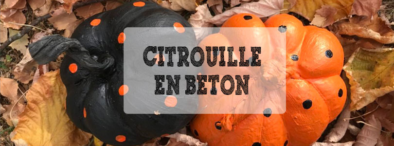 tuto citrouille en beton