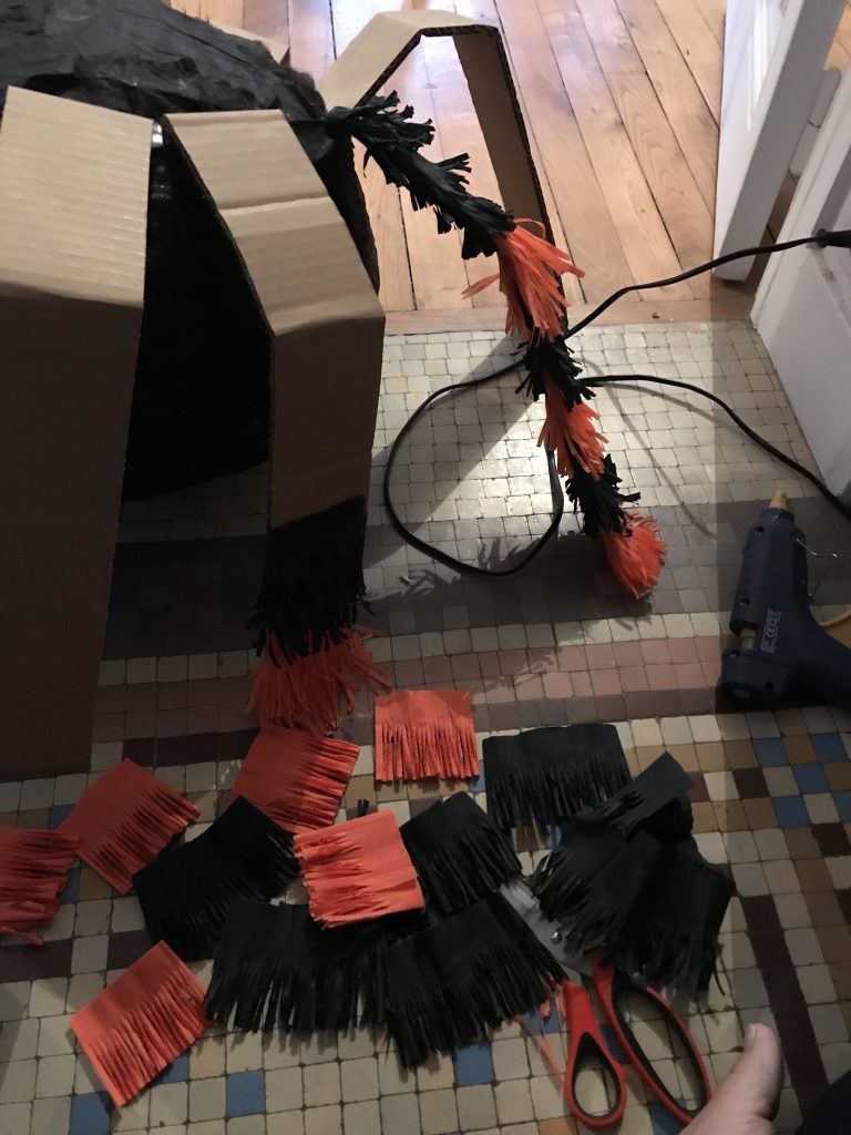 Décoration d'Halloween - fabrication pinata araignée