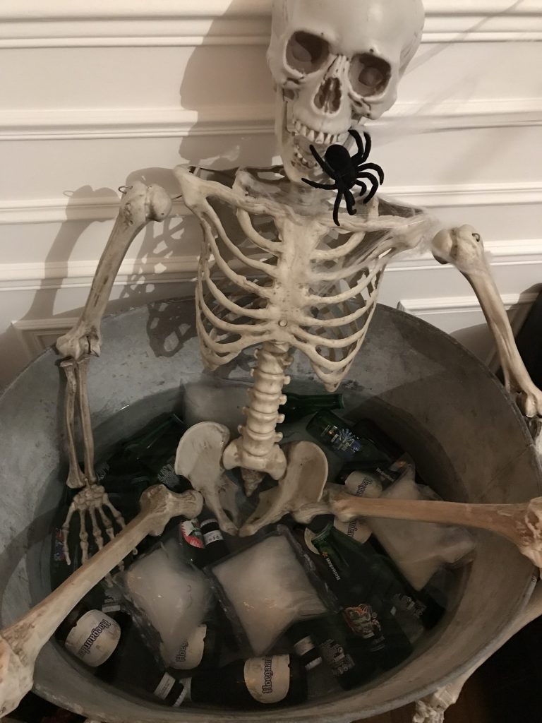 Décoration d'Halloween - squelette
