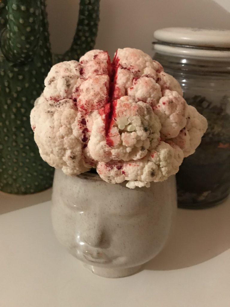 Décoration d'Halloween- cerveau choux fleur