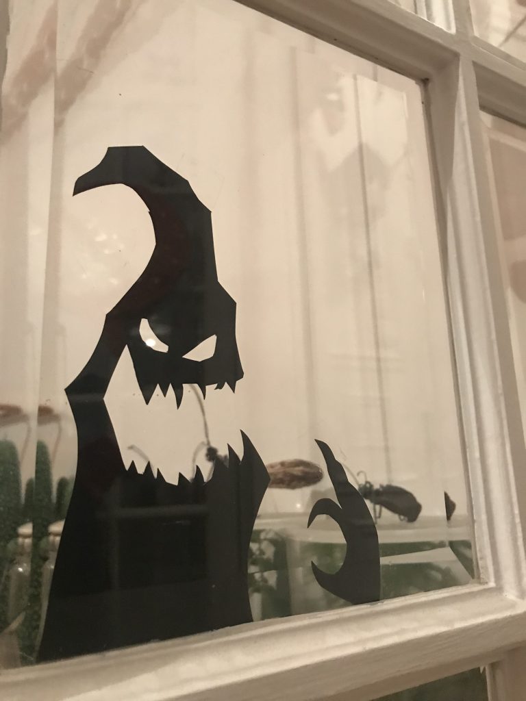 Décoration d'Halloween - Papier fenêtre