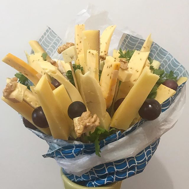 Idée originale pour les apéros 1 bouquet de fromage fait maison pour apéro