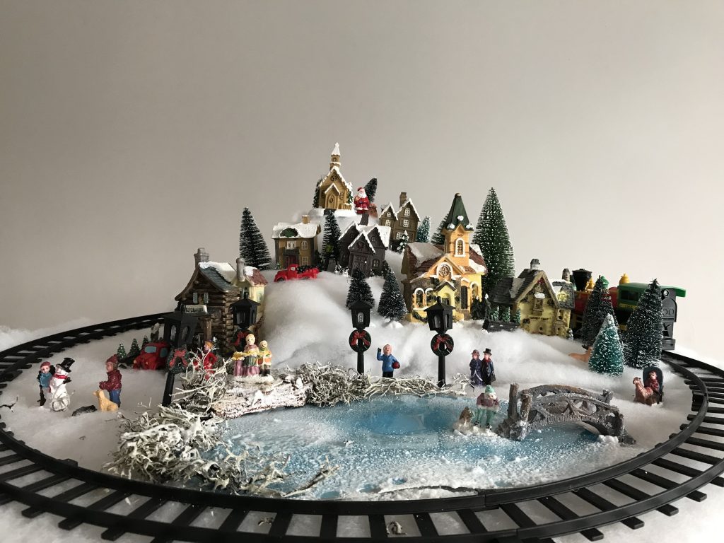 fabriquer un village de Noël facile : DIY