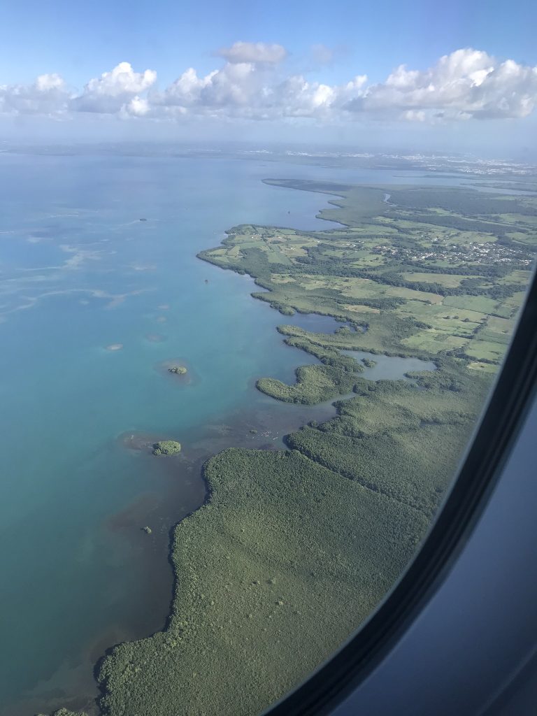 guadeloupe vue du ciel