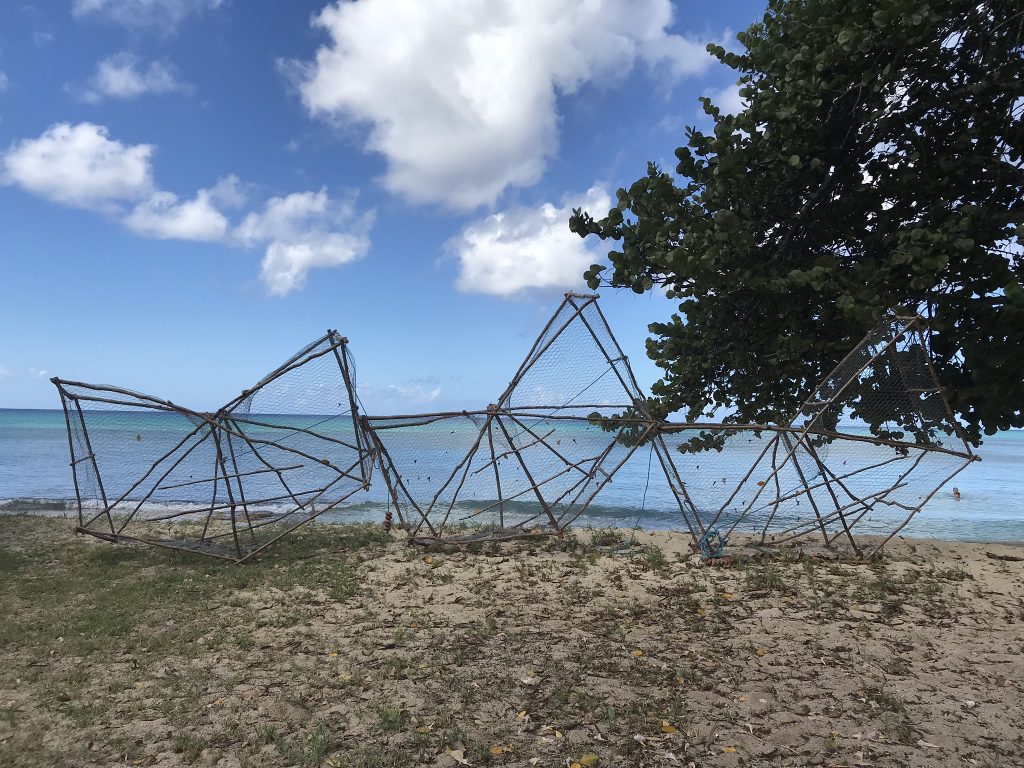 Guadeloupe nasse à pêcheur