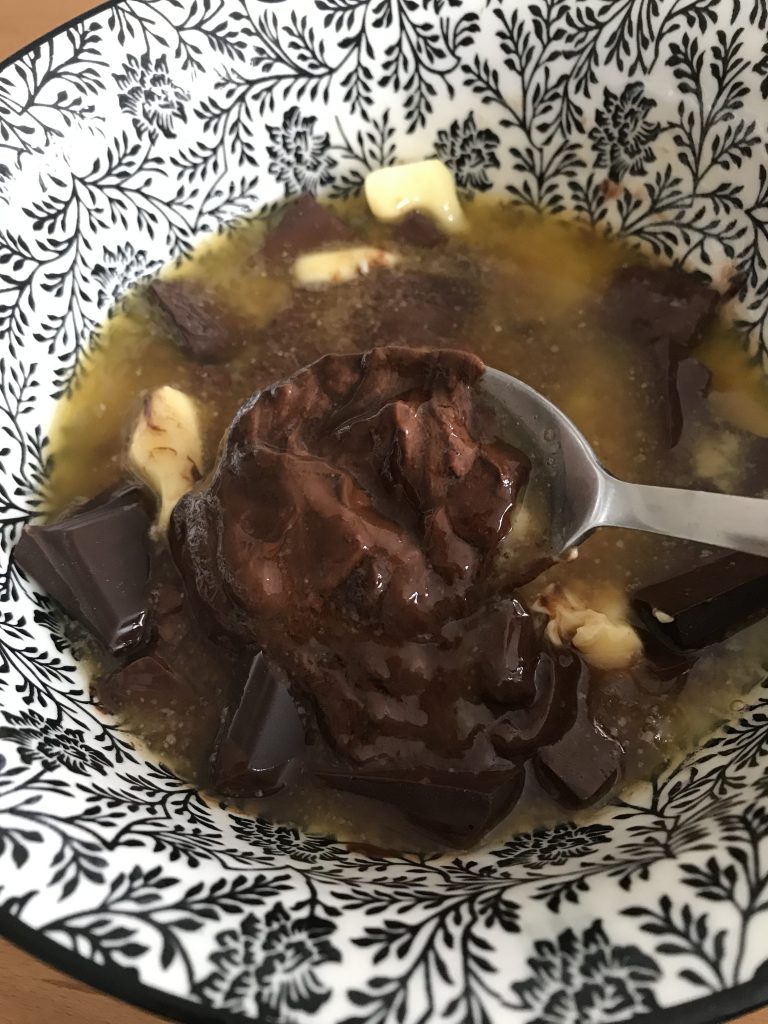 recette chocolat fondu beurre