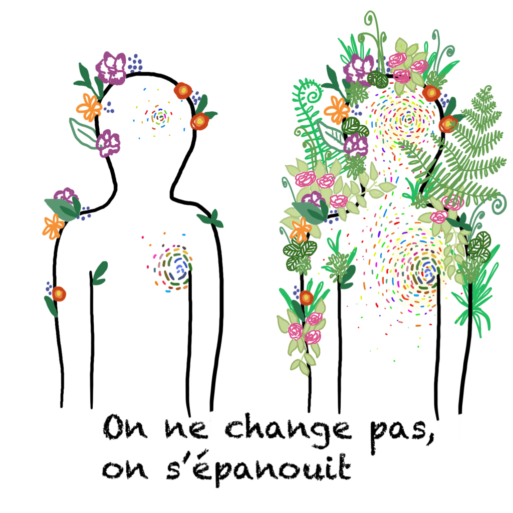 on ne change pas, on s'épanouit