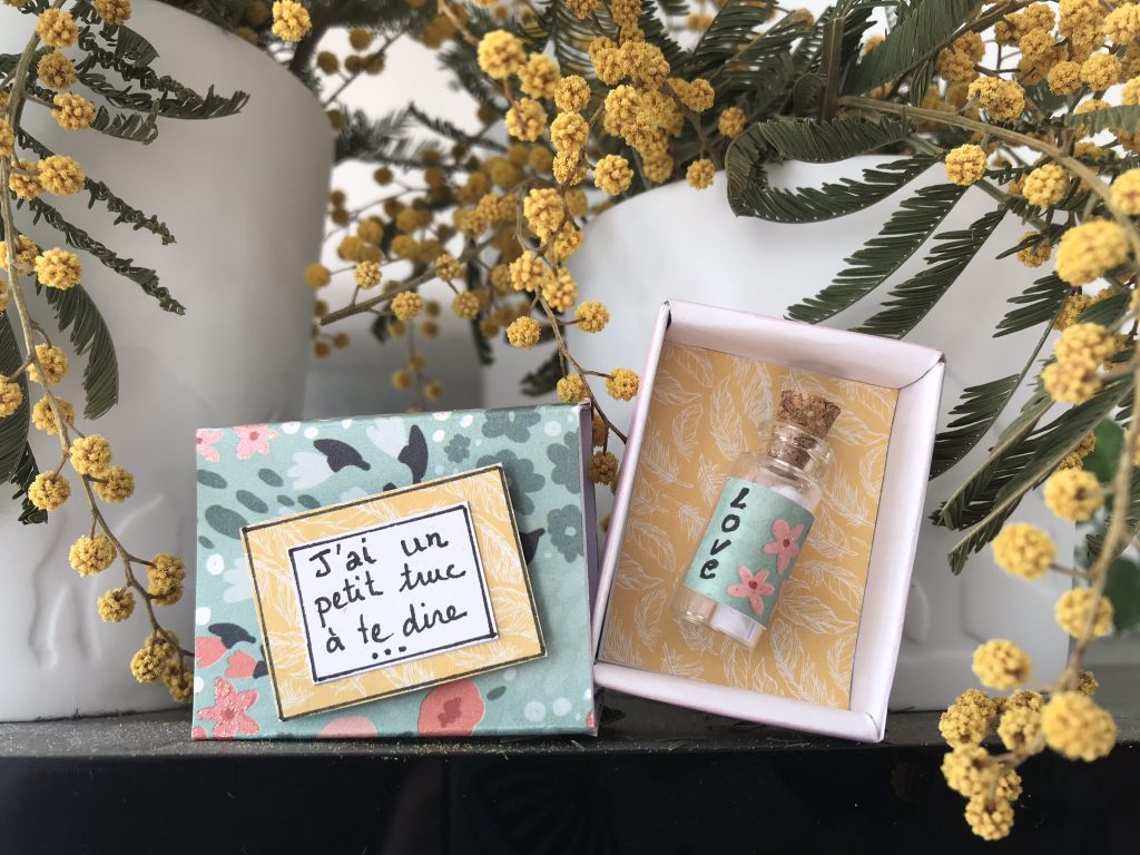 Envoyez des petites boites à message 17 carte saint valentin originale