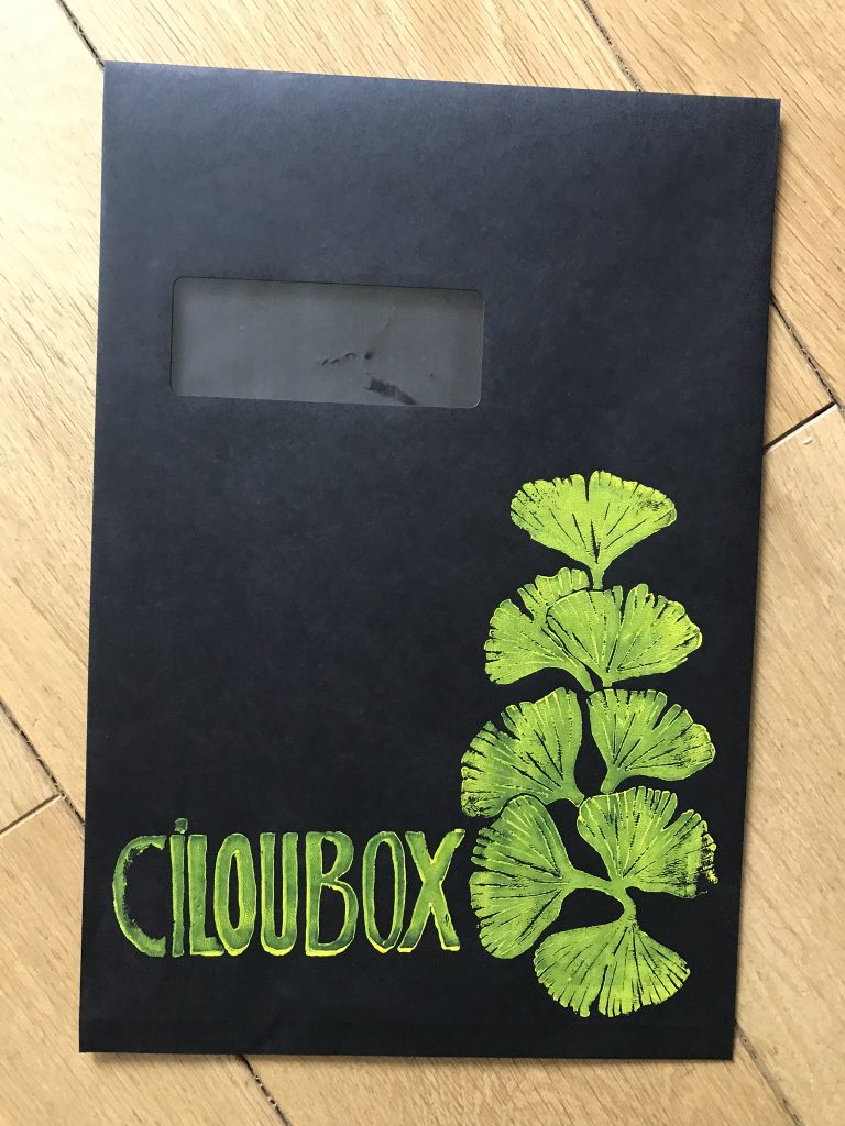 enveloppe décorée maison pour la Ciloubox