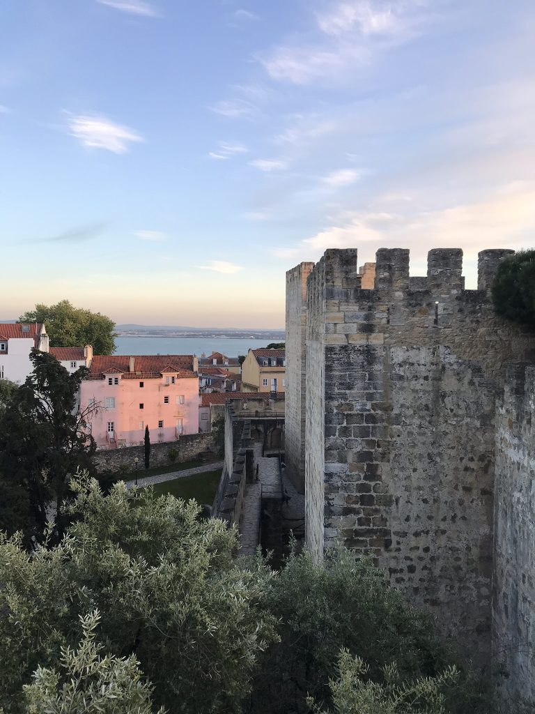 vue du chateau saint george lisbonne