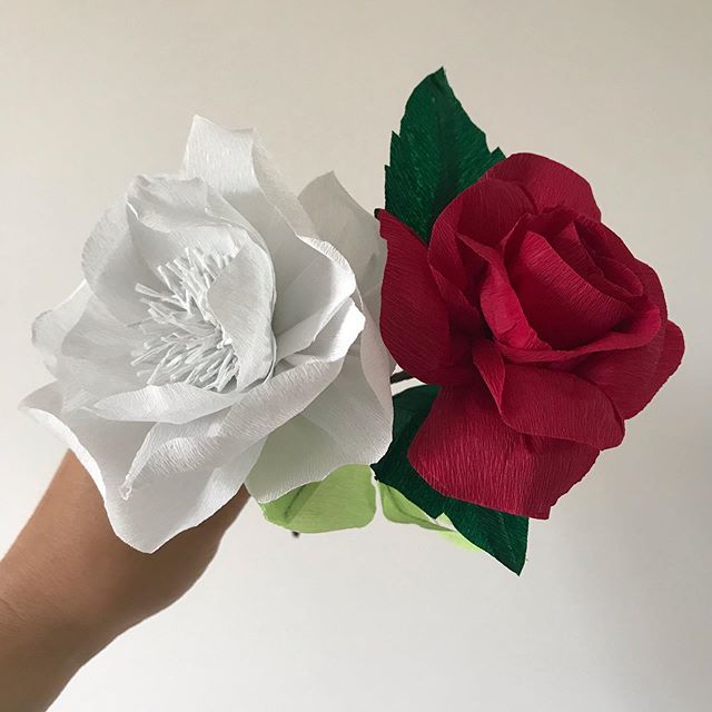atelier créatif fleur en papier crépon