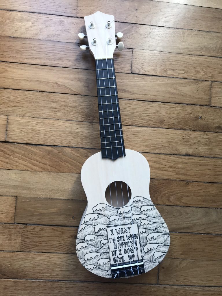 étape ukulele en kit