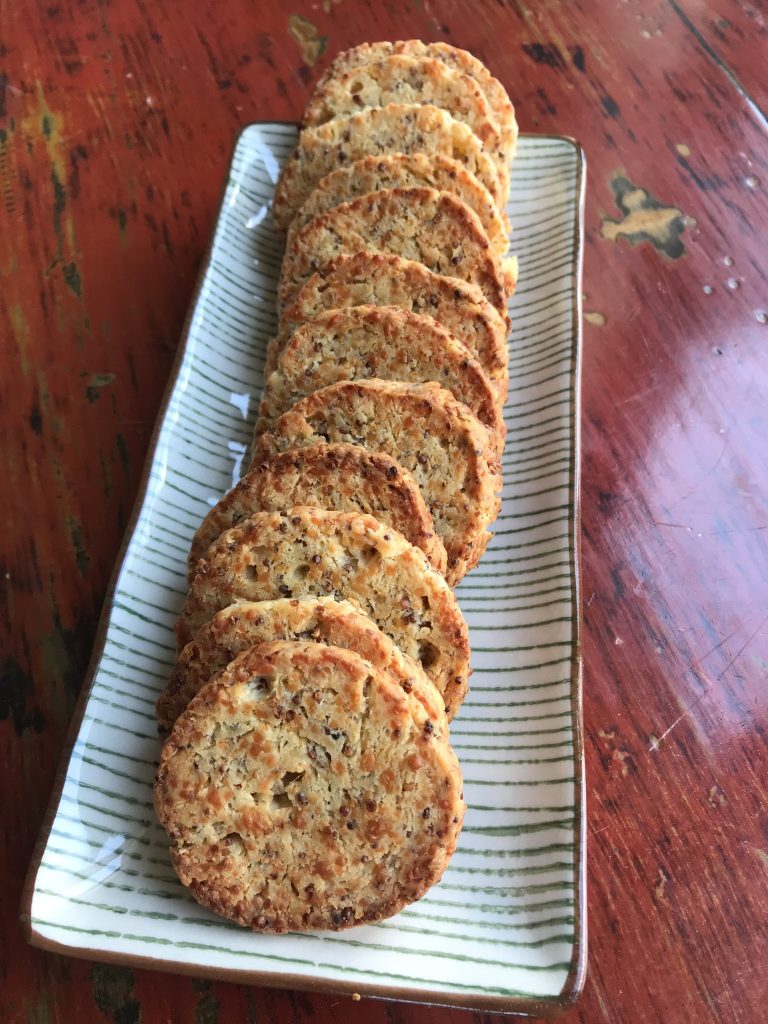 gâteaux apéro à la moutarde