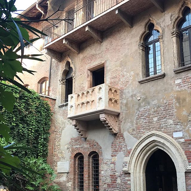 Vérone balcon de Roméo et Juliette