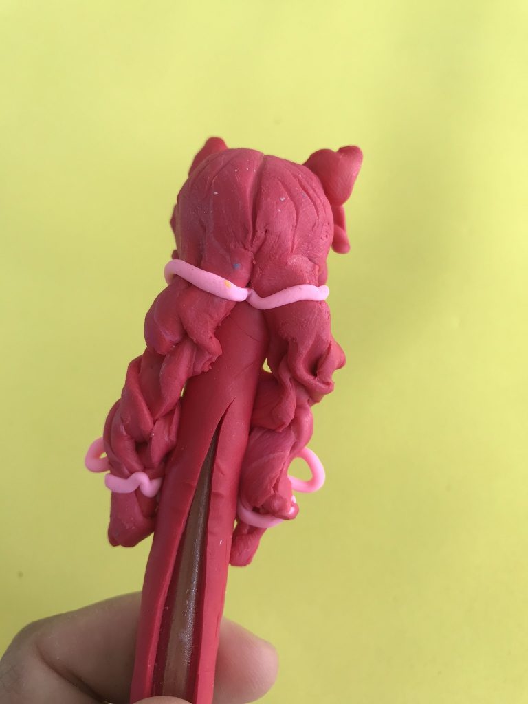 Stylos licorne en fimo