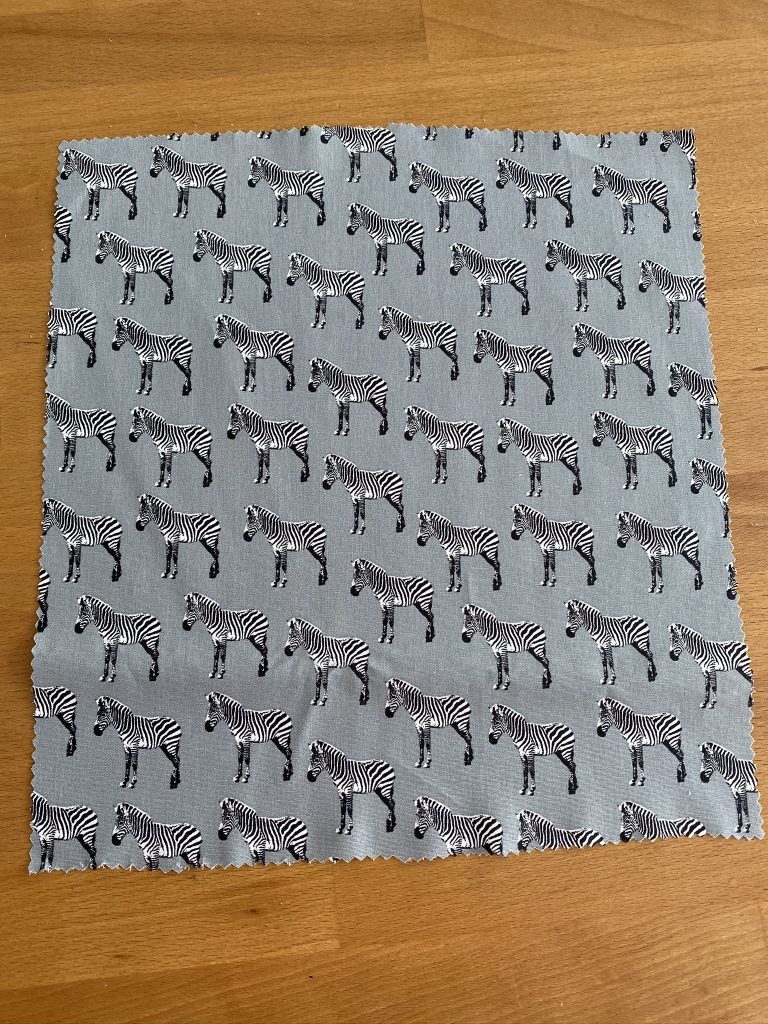 carré de tissu pour bee wrap