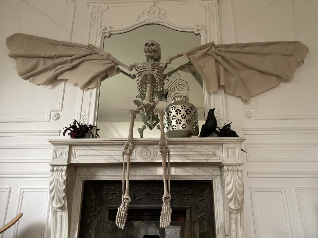 idées Halloween Fabriquer un squelette ailé