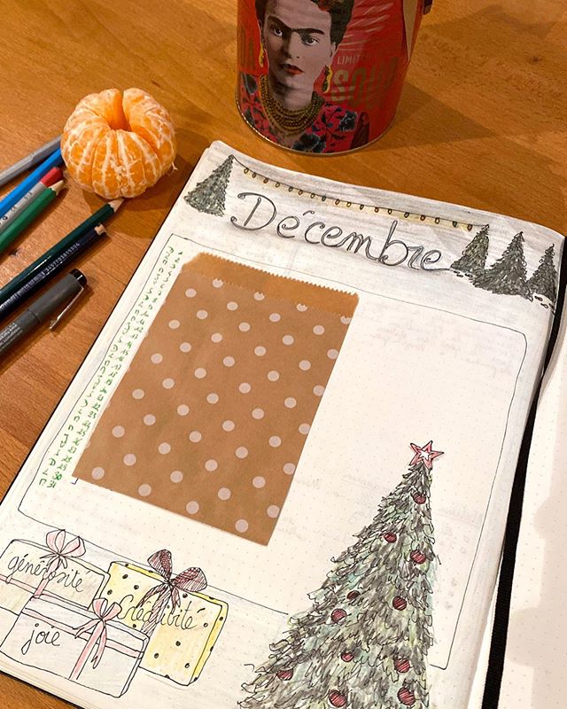 Bullet journal décembre