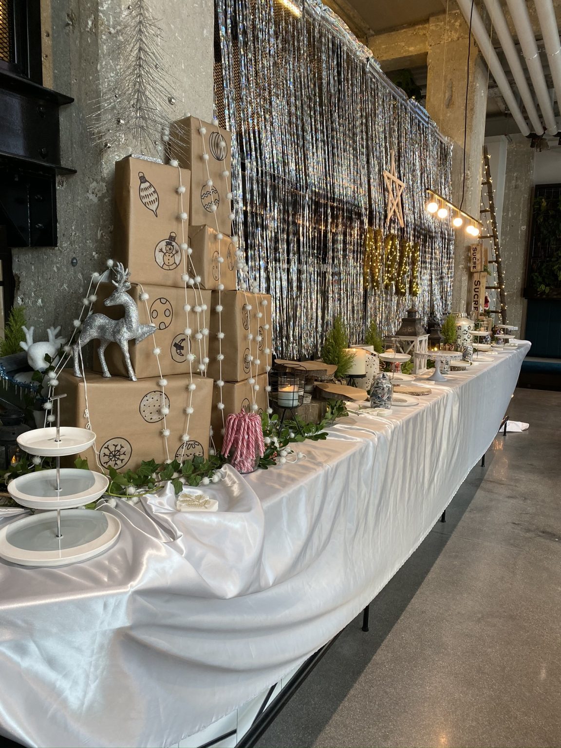 Décoration de buffet de Noël : une première pour moi ! - Ciloubidouille