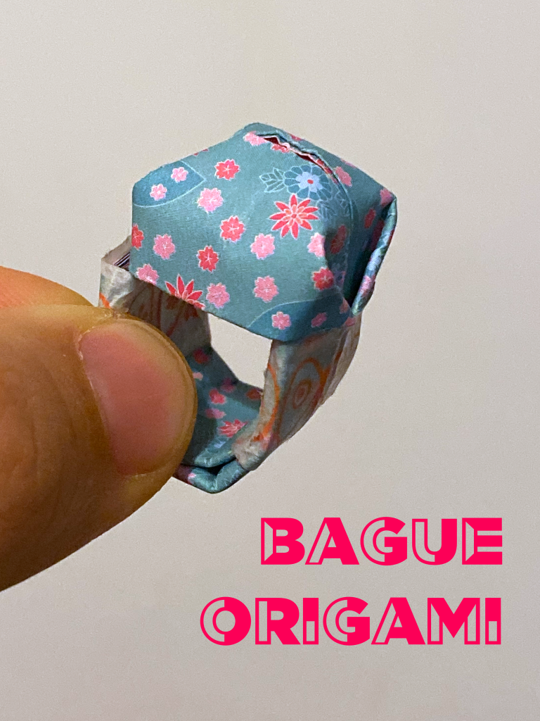 Une bague origami : faites des bijoux en papier 2 bague origami
