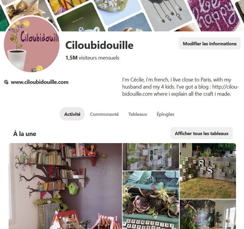 ciloubidouille pinterest