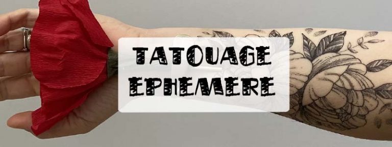 tatouage éphémères : idées déco détournement