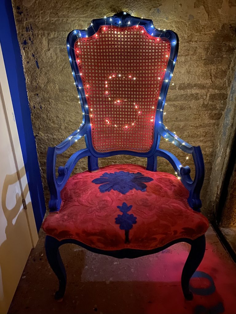 fauteuil recyclé